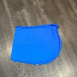 Frilly trim swim sarong